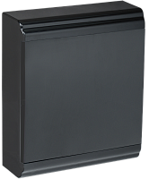 Бокс IEK PRIME ЩРН-П-24 340x290x100 IP41 черная дверь, черный корпус картинка 